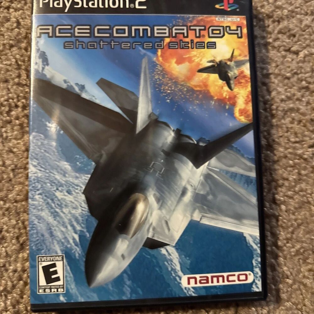 Vintage PS2 Game Ace Combat 04: Shattered Skies (Sony PlayStation 2, 2001
